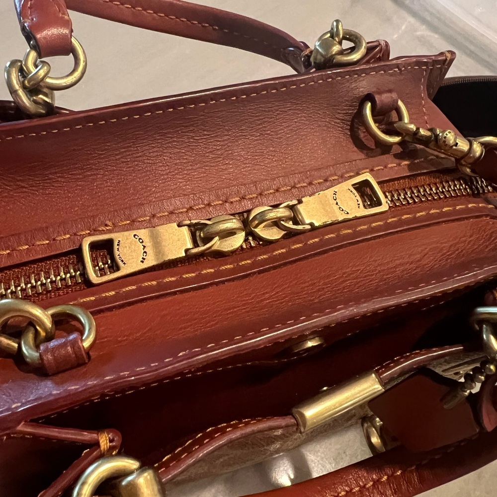Coach Dreamer 21 Signature Canvas & Leather Mini Crossbody Bag - Picture 10 of 16